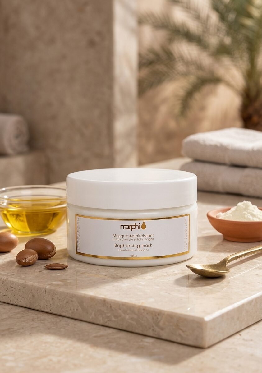 ARGAN AND CAMEL MILK WHITENING FACE MASK